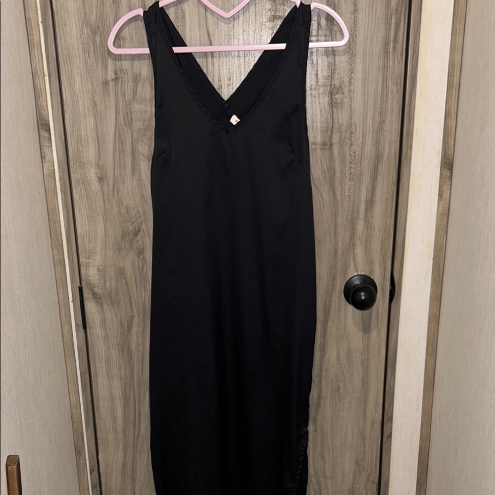 Elegant Black Satin nightgown